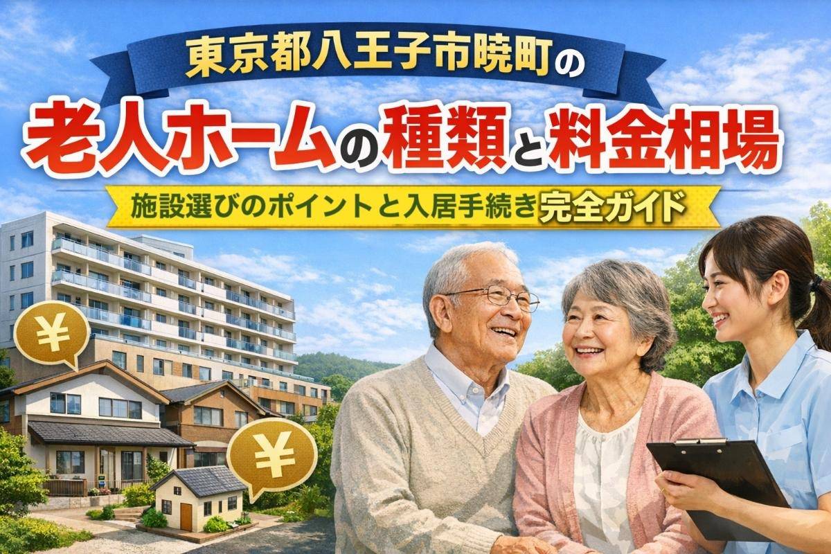 東京都八王子市暁町の老人ホームの種類と料金相場|施設選びのポイントと入居手続き完全ガイド